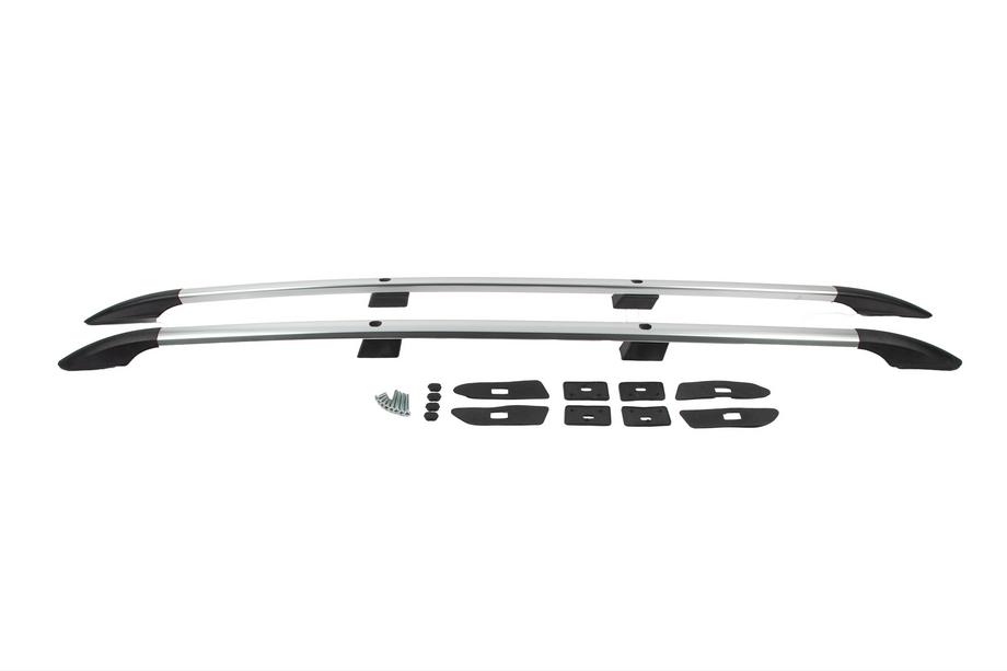 Volkswagen Caddy 2020- Bare longitudinale plafon cromate (design turcesc) Baza standard, Picioare metalice Foto 8