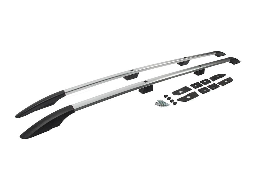 Volkswagen Caddy 2020- Bare longitudinale plafon cromate (design turcesc) Baza standard, Picioare metalice Foto 6