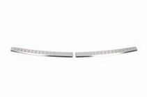 Hyundai I-20 2014-2020 Protectie bara spate OmsaLine 2014-2018 (2 buc, inox) foto 2