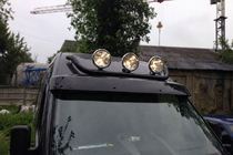 Ford Transit 2000–2014 Bara frontala Black (otel inoxidabil) foto 1