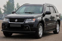 Suzuki Grand Vitara 2005-2017 Bara protectie fata ST008 Black (inox) foto 1
