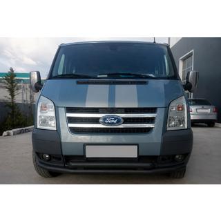 Bara de protectie fata ST014 Black (2006-2014, inox) foto 1