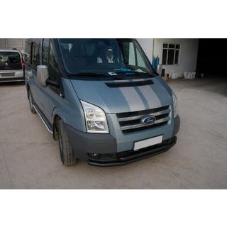 Bara de protectie fata ST014 Black (2006-2014, inox) foto 3