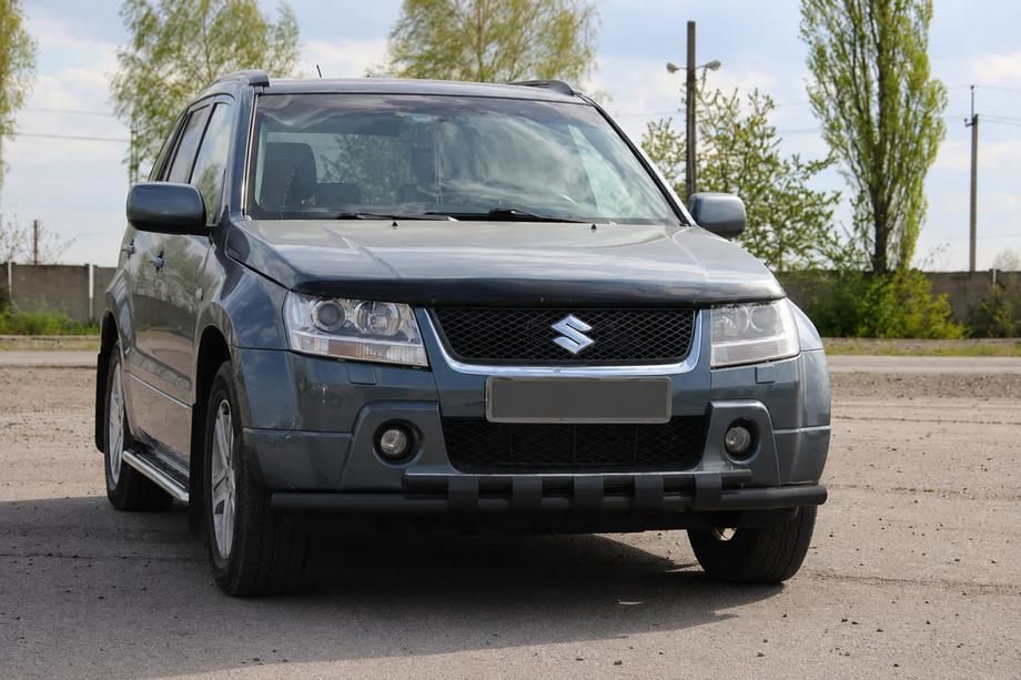 Suzuki Grand Vitara 2005-2017 Bullbar fata ST015 Black (inox) Foto 2