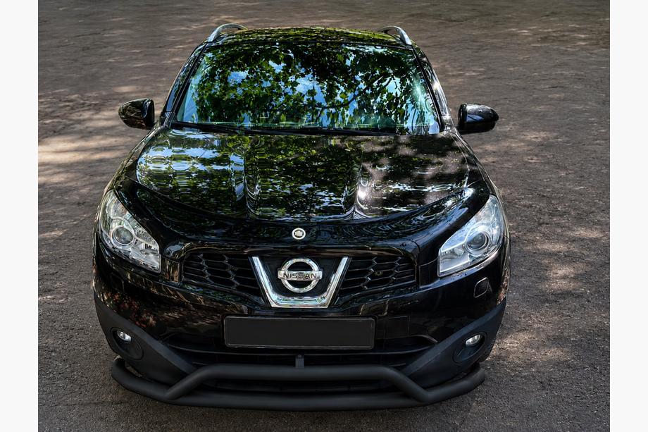 Nissan Qashqai 2007-2010 Bullbar fata Black (inox) Image