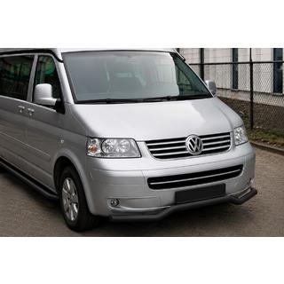 Protectie frontala tip bull bar Wave Black (inox)