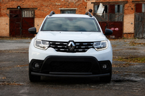 Dacia Duster 2018-2024 Bull bar fata F3-10 Black (otel inoxidabil) foto 2