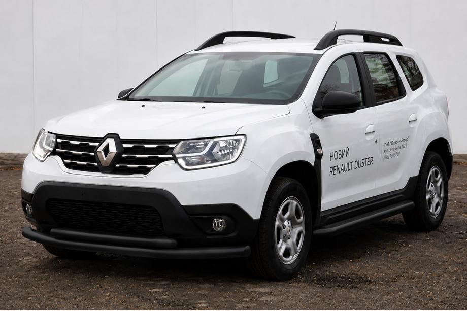 Dacia Duster 2018-2024 Bull bar fata F3-10 Black (otel inoxidabil) Image
