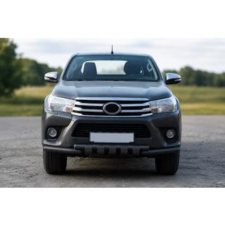 Bullbar fata F3-34 Black (inox) Toyota Hilux 2015- foto 1