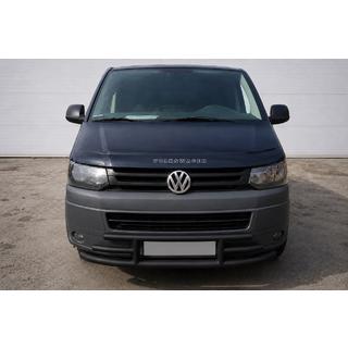 Bull bar fata F3-42 Black (inox) Volkswagen T5 2010-2015 foto 1