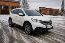 Honda CRV 2012-2016 Bullbar fata ST007 Black (otel inoxidabil) foto 2
