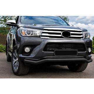 Protectie frontala ST007 Black (inox) Toyota Hilux 2015-