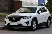 Mazda CX-5 2012-2017 Protectie Fata ST008 Negru (Otel Inoxidabil) foto 2