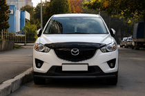 Mazda CX-5 2012-2017 Protectie Fata ST008 Negru (Otel Inoxidabil) foto 1