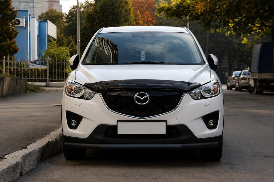 Mazda CX-5 2012-2017 Protectie Fata ST008 Negru (Otel Inoxidabil) Image