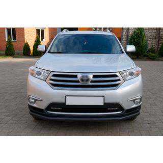 Protectie fata ST008 Black (2010-2013, inox) foto 2