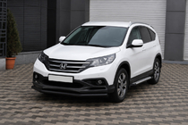 Honda CRV 2012-2016 Protectie fata ST008 Black (inox) foto 3
