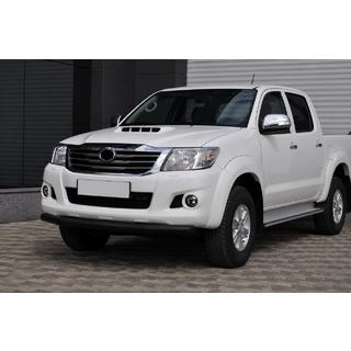 Protectie fata ST008 Black (inox) Toyota Hilux 2006-2015 foto 2