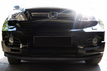 Honda CRV 2007-2011 Protectie fata ST008 Black (inox) foto 1