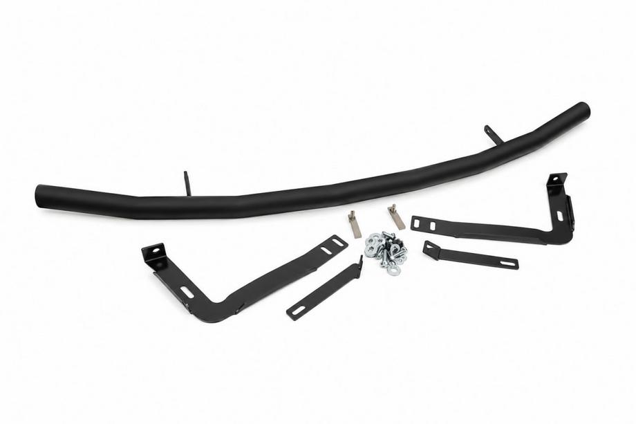 Mercedes Sprinter W907/W910 2018- Protectie fata ST008 Black (inox) Foto 3