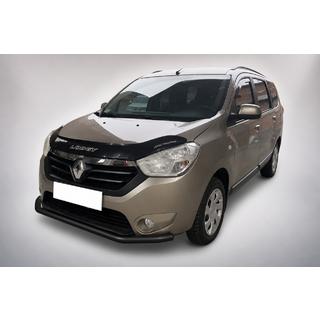 Protectie Fata ST008 Negru (Otel Inoxidabil) Renault Lodgy 2013-2022 foto 3