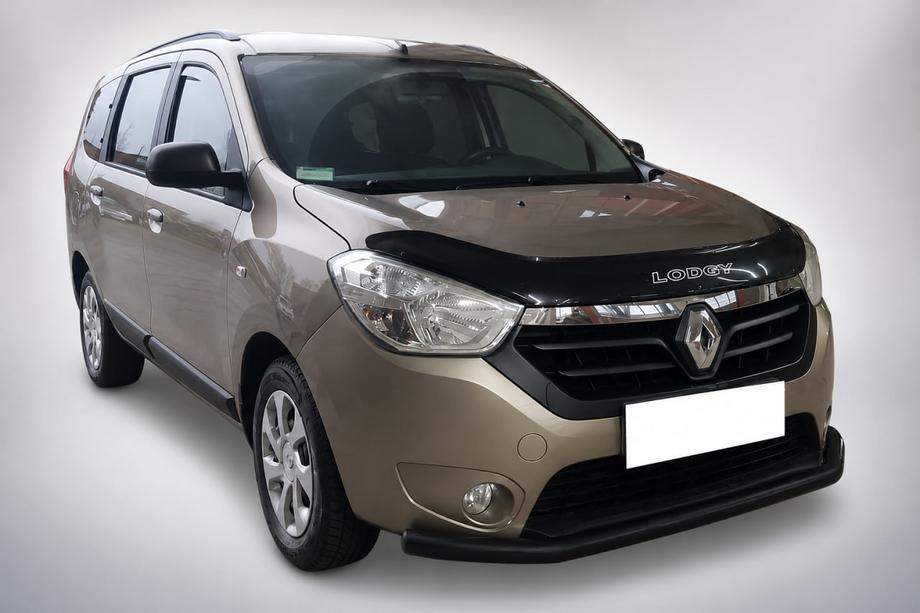 Renault Lodgy 2013-2022 Protectie Fata ST008 Negru (Otel Inoxidabil) Foto 2