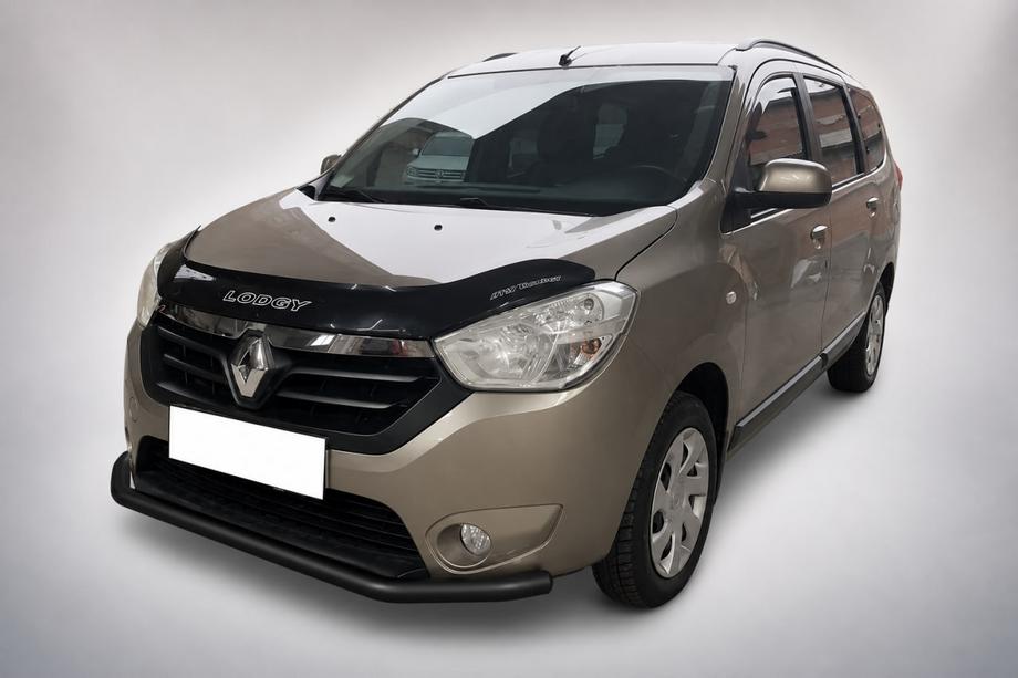 Renault Lodgy 2013-2022 Protectie Fata ST008 Negru (Otel Inoxidabil) Foto 3