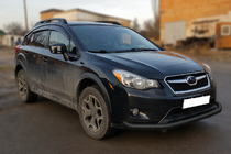 Subaru XV 2011-2017 Protectie Fata ST008 Negru (Otel Inoxidabil) foto 2