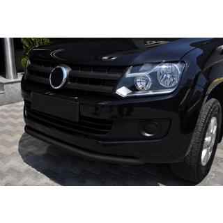 Protectie Fata ST008 Negru (Otel Inoxidabil) Volkswagen Amarok 2010-2022 foto 1