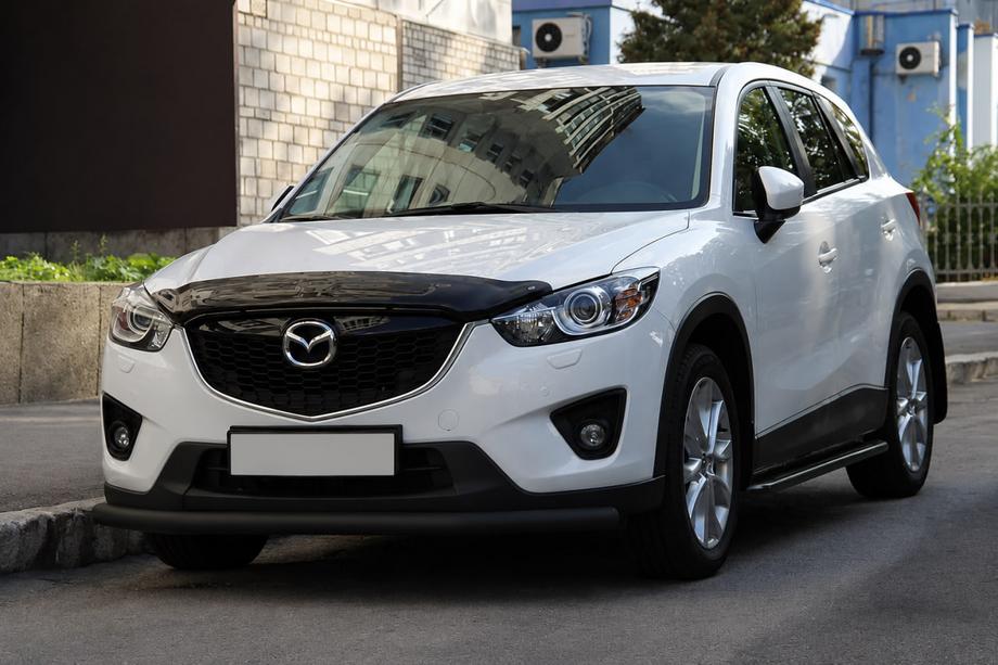 Mazda CX-3 2015- Protectie Fata ST008 Negru (Otel Inoxidabil) Image