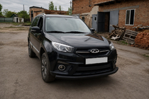 Chery Tiggo 3 2005- Protectie Fata ST008 Negru (Otel Inoxidabil) foto 4