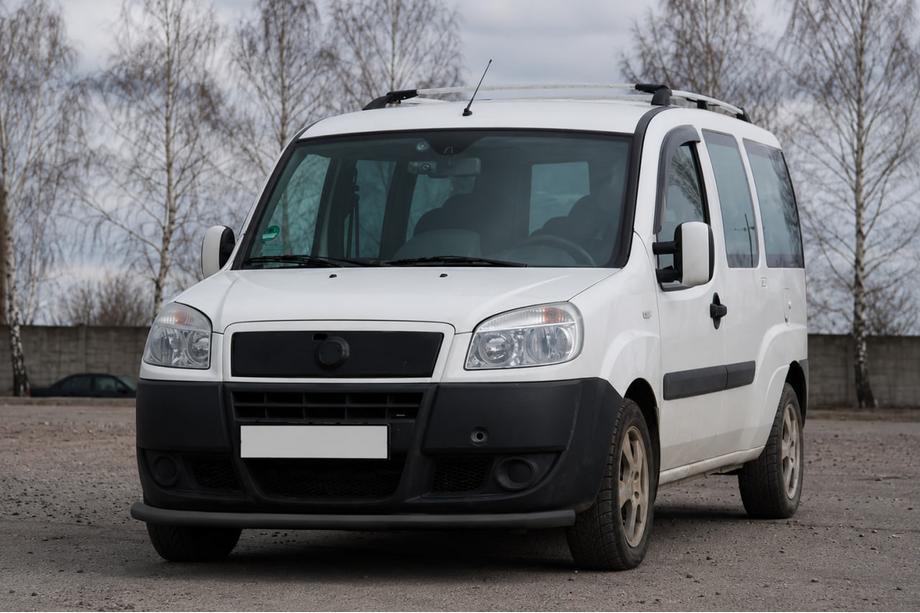 Fiat Doblo I 2001-2005 Protectie Fata ST008 Negru (Otel Inoxidabil) Foto 1