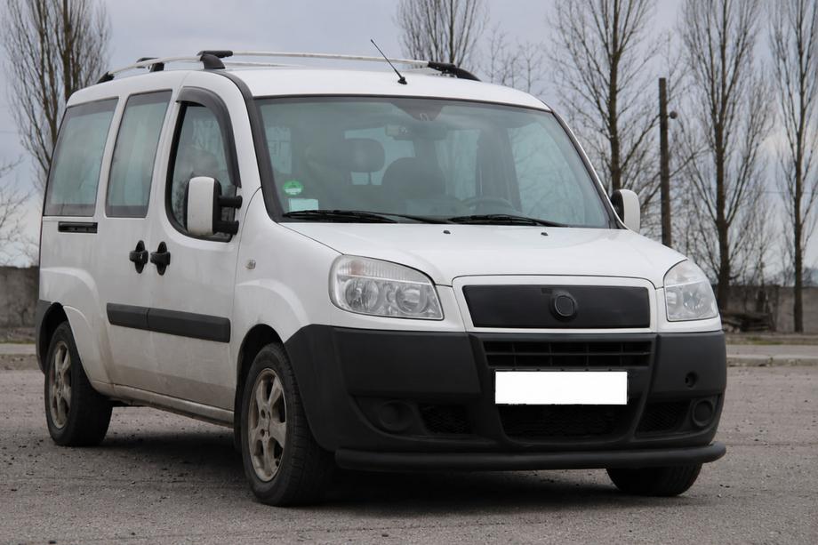 Fiat Doblo I 2001-2005 Protectie Fata ST008 Negru (Otel Inoxidabil) Foto 3