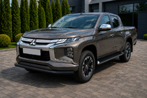 Fiat Fullback 2016- Protectie Fata ST008 Negru (Otel Inoxidabil) foto 2