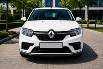 Renault Sandero 2013-2022 Protectie Fata ST008 Negru (Otel Inoxidabil) foto 2