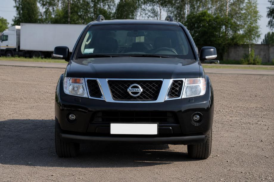Nissan Pathfinder R51 2005-2014 Bull bar fata ST008-1 Black (inox) Foto 3