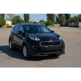 Bull bar fata ST009 Black (inox) Kia Sportage 2015-2021 foto 2