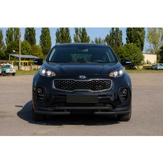 Bull bar fata ST009 Black (inox) Kia Sportage 2015-2021 foto 3