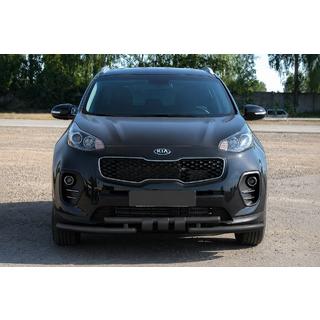 Protectie fata ST009-15 Black (inox) Kia Sportage 2015-2021 foto 1