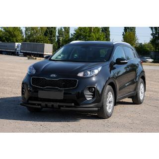 Protectie fata ST009-15 Black (inox) Kia Sportage 2015-2021 foto 3