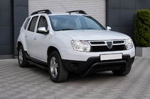 Dacia Duster 2008-2018 Protectie fata ST011 Black (inox) foto 3