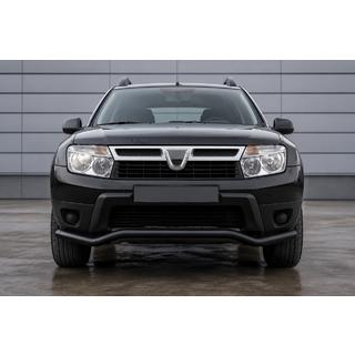 Bara de protectie fata ST012 Black (inox) Dacia Duster 2008-2018