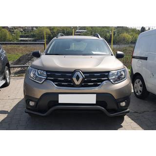 Bara de protectie fata ST012 Black (inox) foto 1