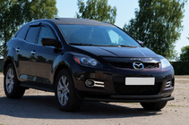 Mazda CX-7 2006-2012 Protectie Fata ST014 Negru (Otel Inoxidabil) foto 3