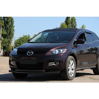 Protectie Fata ST014 Negru (Otel Inoxidabil) Mazda CX-7 2006-2012 foto 1