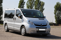Renault Trafic 2001–2015 Protectie Fata ST014 Negru (Otel Inoxidabil) foto 2