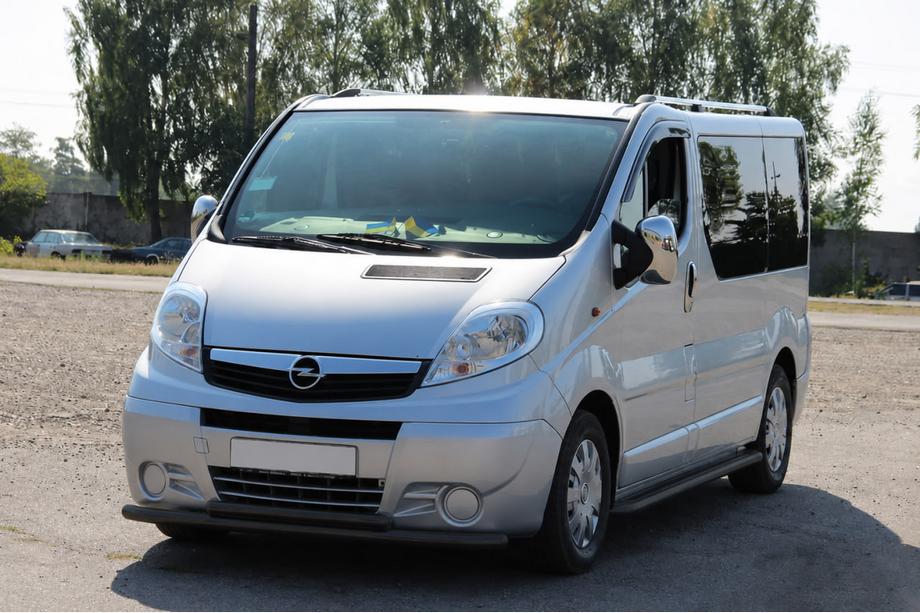 Renault Trafic 2001–2015 Protectie Fata ST014 Negru (Otel Inoxidabil) Image