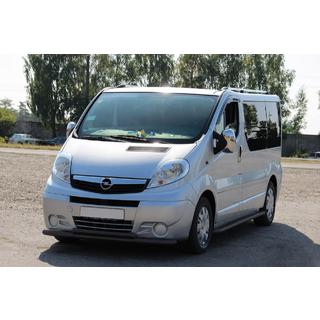 Protectie Fata ST014 Negru (Otel Inoxidabil) Opel Vivaro 2001–2015 foto 1