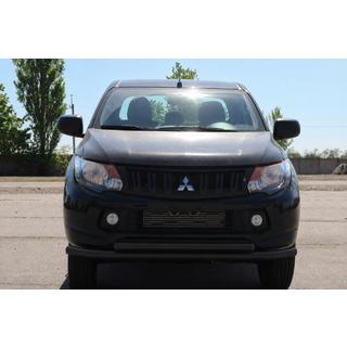 Protectie frontala tip bullbar ST014 Black (inox) foto 1