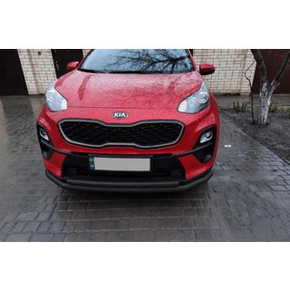 Protectie frontala tip bullbar ST014 Black (inox) Kia Sportage 2015-2021 foto 2